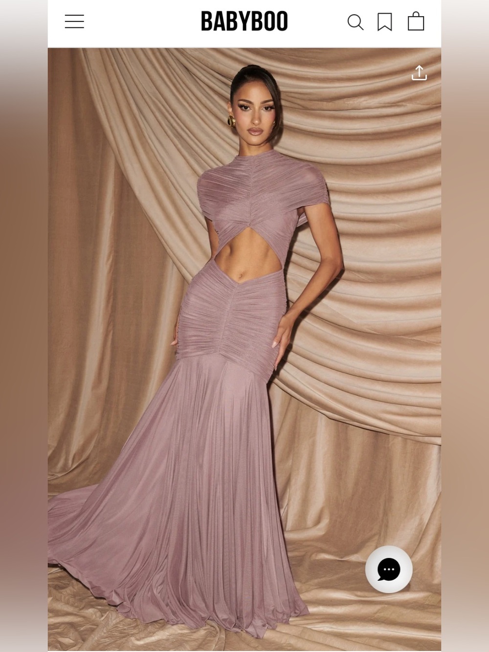 Jaya Maxi Dress in Dusty Rose